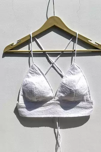 Dusty-green-embroidery-dobby-shirt-white-chikan-bra-combo-kj0534