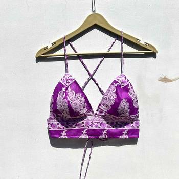 Lavender-floral-cotton-bra-kj0559 1