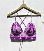 Lavender-floral-cotton-bra-kj0559