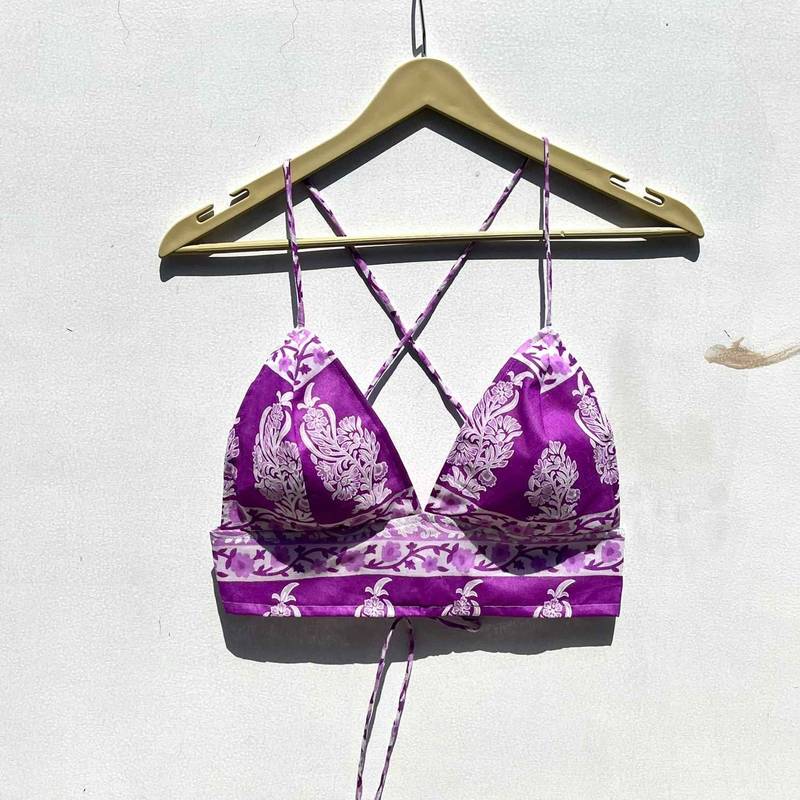 Lavender-floral-cotton-bra-kj0559