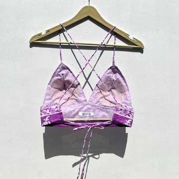 Lavender-floral-cotton-bra-kj0559 2