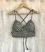 Black-chikan-cotton-bra-kj0623