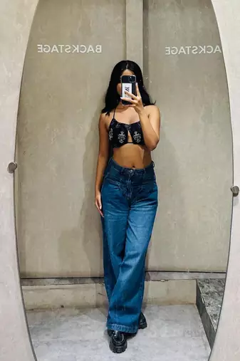 Black-paisley-katha-cemi-bra-top-kj0644