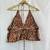 Maroon-batik-halter-neck-back-knot-cotton-top-kj0661