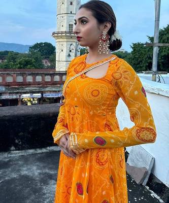 Pilli-bandhani-suit-set-at0709 2