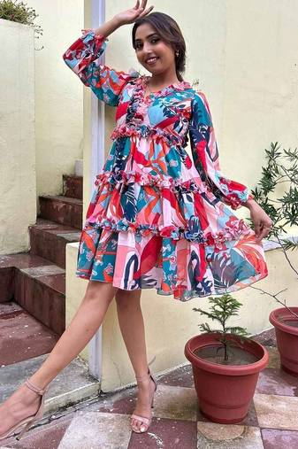 Abstract-dress-multicolor-at0711