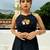 Black-elephant-handwork-criss-cross-top-kj0717