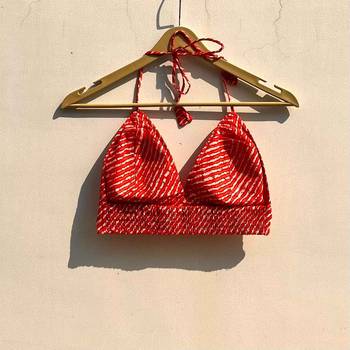 Orange-lehariya-cotton-bralette-kj0769 2