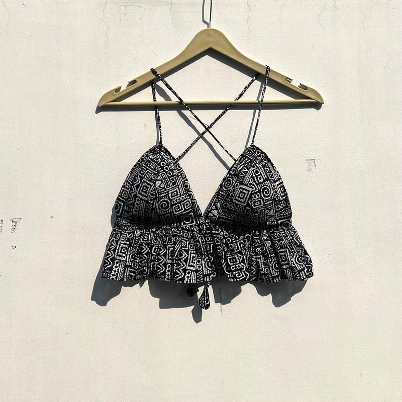 Black-geometry-cotton-bralette-kj0776