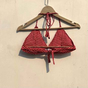 Carrot-red-floral-cotton-bralette-kj0810 2