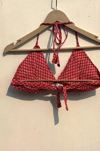 Carrot-red-floral-cotton-bralette-kj0810