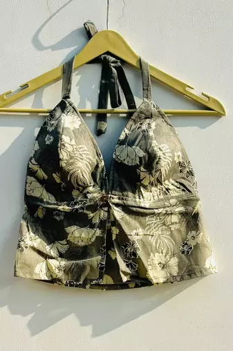Dusty-tree-cotton-mul-removable-pad-top-kj0811
