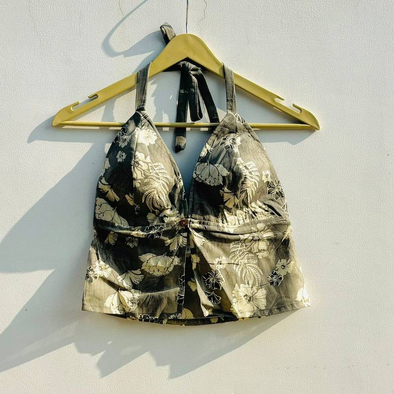 Dusty-tree-cotton-mul-removable-pad-top-kj0811