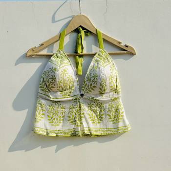 Light-green-tree-cotton-mul-removable-pad-top-kj0813 1