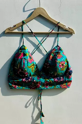 Rama-green-jaal-cotton-removable-pad-bra-kj0818