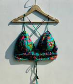 Rama-green-jaal-cotton-removable-pad-bra-kj0818