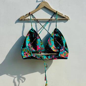 Rama-green-jaal-cotton-removable-pad-bra-kj0818 2