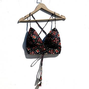 Black-patola-kota-doria-removable-pad-bra-kj0826 1
