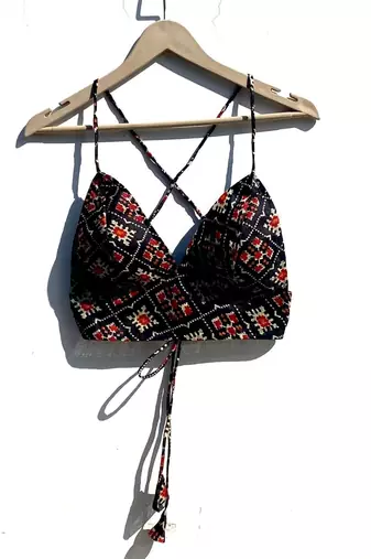 Black-patola-kota-doria-removable-pad-bra-kj0826