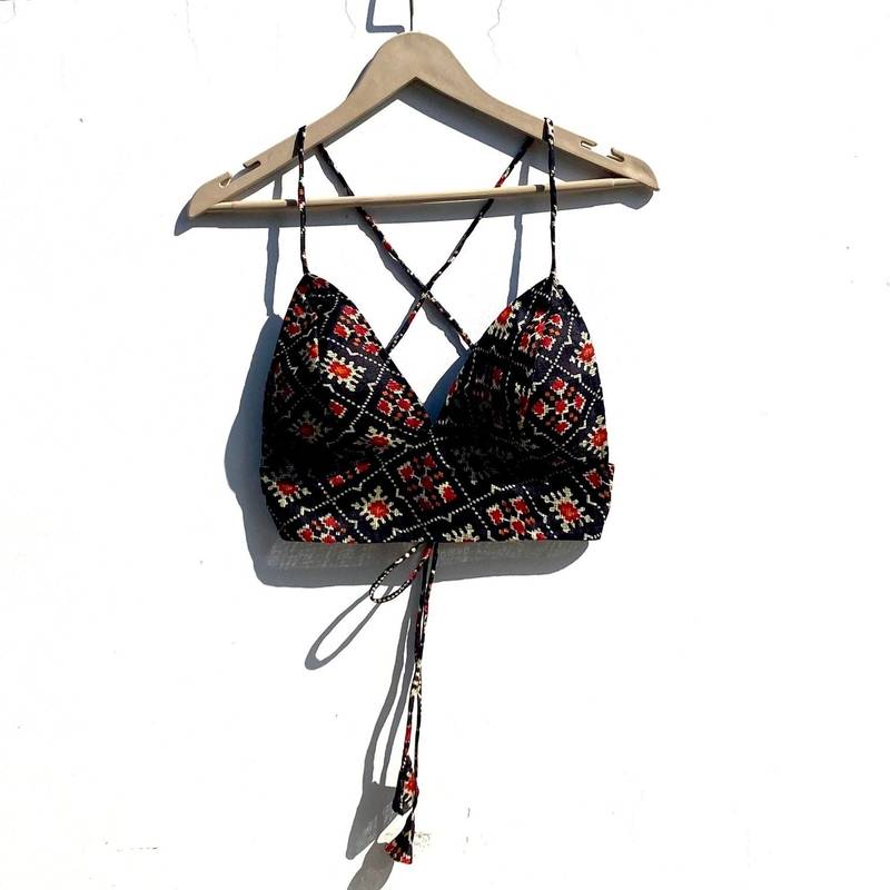 Black-patola-kota-doria-removable-pad-bra-kj0826