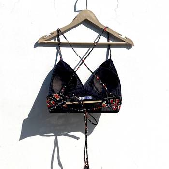 Black-patola-kota-doria-removable-pad-bra-kj0826 2