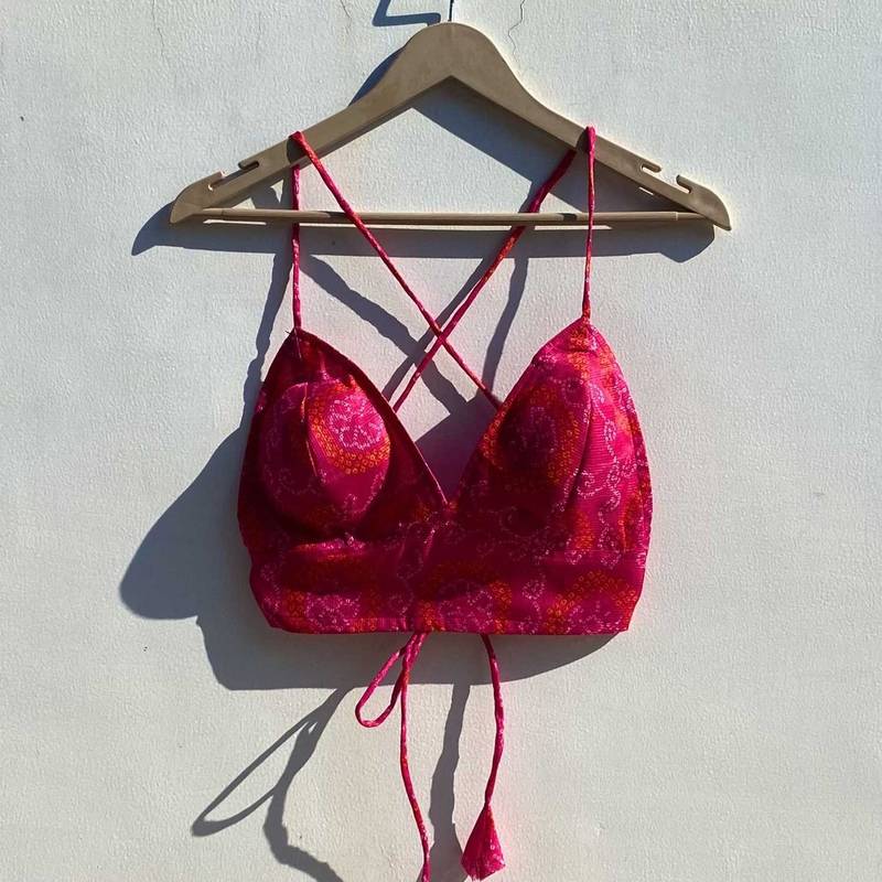 Pink-bandhej-kota-doria-removable-pad-bra-kj0830