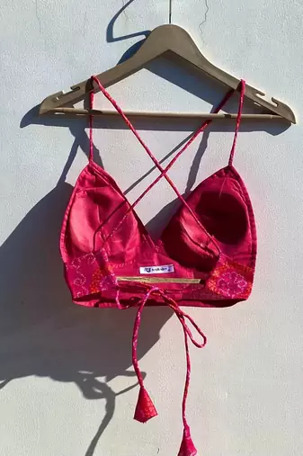 Pink-bandhej-kota-doria-removable-pad-bra-kj0830