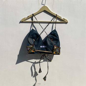 Bottle-green-patola-kota-doria-removable-pad-bra-kj0834 2