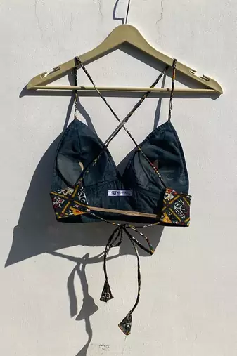 Bottle-green-patola-kota-doria-removable-pad-bra-kj0834