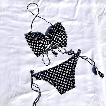 Polka-beach-wear-set-kj0835 1