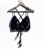 Black-floral-kantha-removable-pads-bra-kj0837