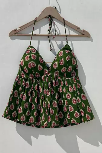 Green-butti-tree-cotton-top-kj0873