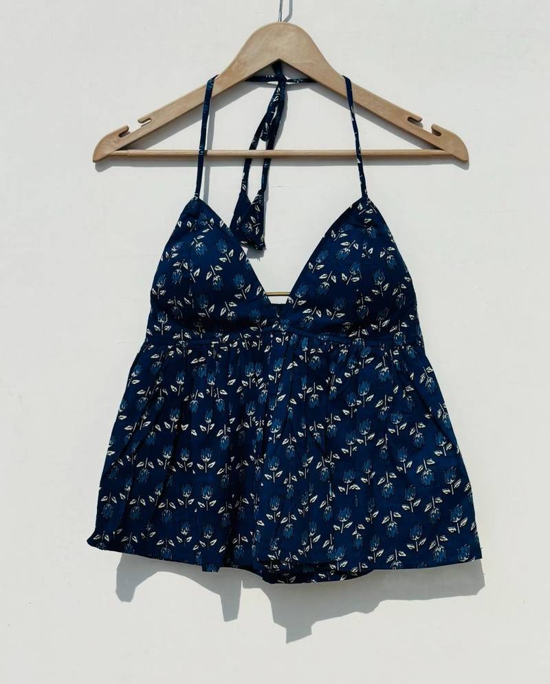 Indigo-blue-floral-tree-removable-pads-top-kj0894-copy