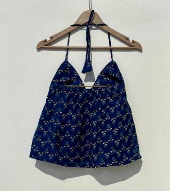 Indigo-blue-floral-tree-removable-pads-top-kj0894-copy 2