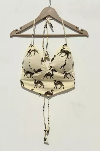 Olive-green-camel-removable-pads-bra-kj0897