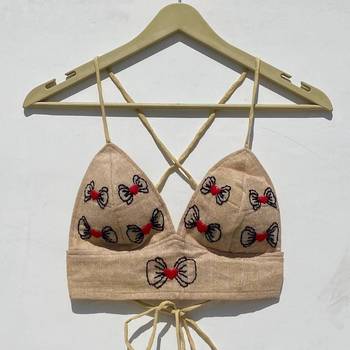 Jute-butterfly-embroidery-removable-pads-bra-kj0926 1
