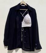 Black-crush-shirt-white-cream-jaal-mul-bra-combo-kj0936
