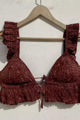 Brown-abstract-frill-removable-pads-bra-kj0962