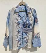 Blue-floral-shirt-and-grey-patch-bra-combo-kj10012