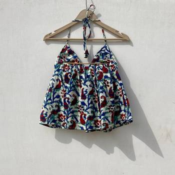 Green-paisley-tree-removable-pads-top-kj10022 2