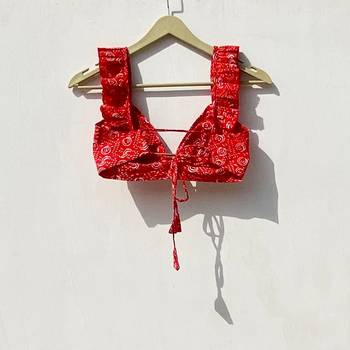 Orange-motif-removable-pads-bra-kj10029 2