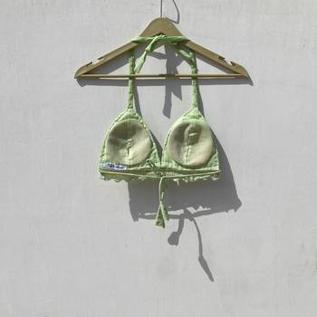 Neon-green-shirt-and-chikan-bra-combo-kj10031 3