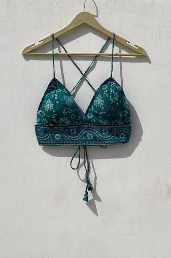 Rama-green-floral-removable-pads-bra-kj10035