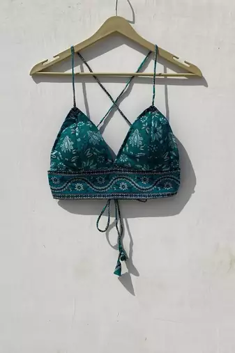 Rama-green-floral-removable-pads-bra-kj10035