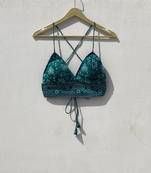 Rama-green-floral-removable-pads-bra-kj10035
