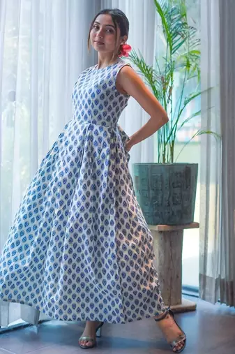 Blue-handblock-cotton-maxi-dress-ghera10048