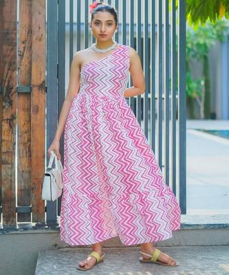Pink-chevron-one-shoulder-cotton-maxi-dress-1850-ghera10049 1