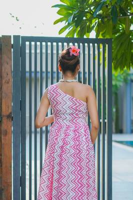 Pink-chevron-one-shoulder-cotton-maxi-dress-1850-ghera10049 4