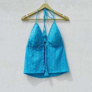Blue-chikan-front-knot-open-tree-removable-pads-top-kj10076 1
