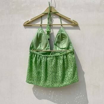Green-chikan-front-knot-open-tree-removable-pads-top-kj10077 2